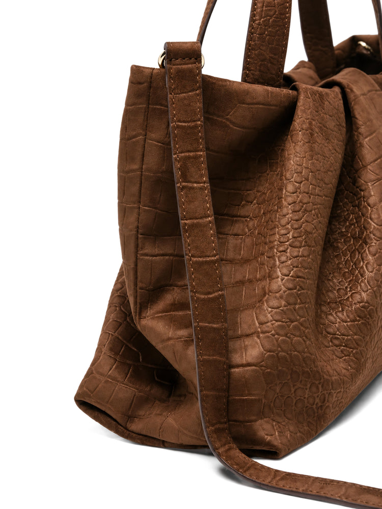 ATHENA SUEDE CROCO EFFECT