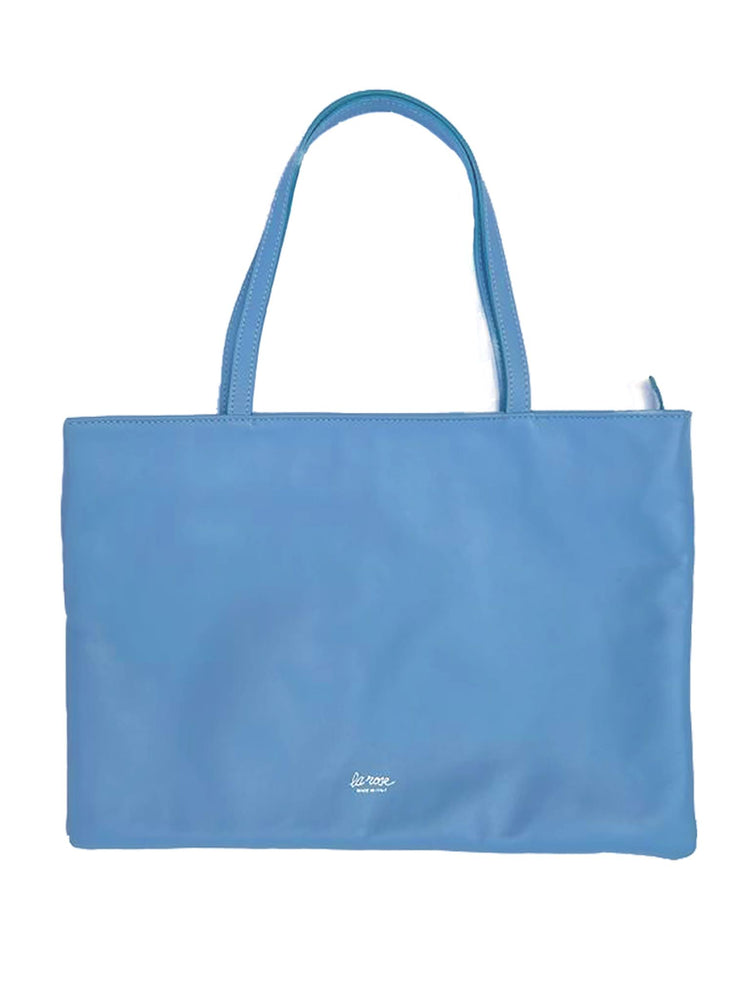 LA ROSE tote bag nero