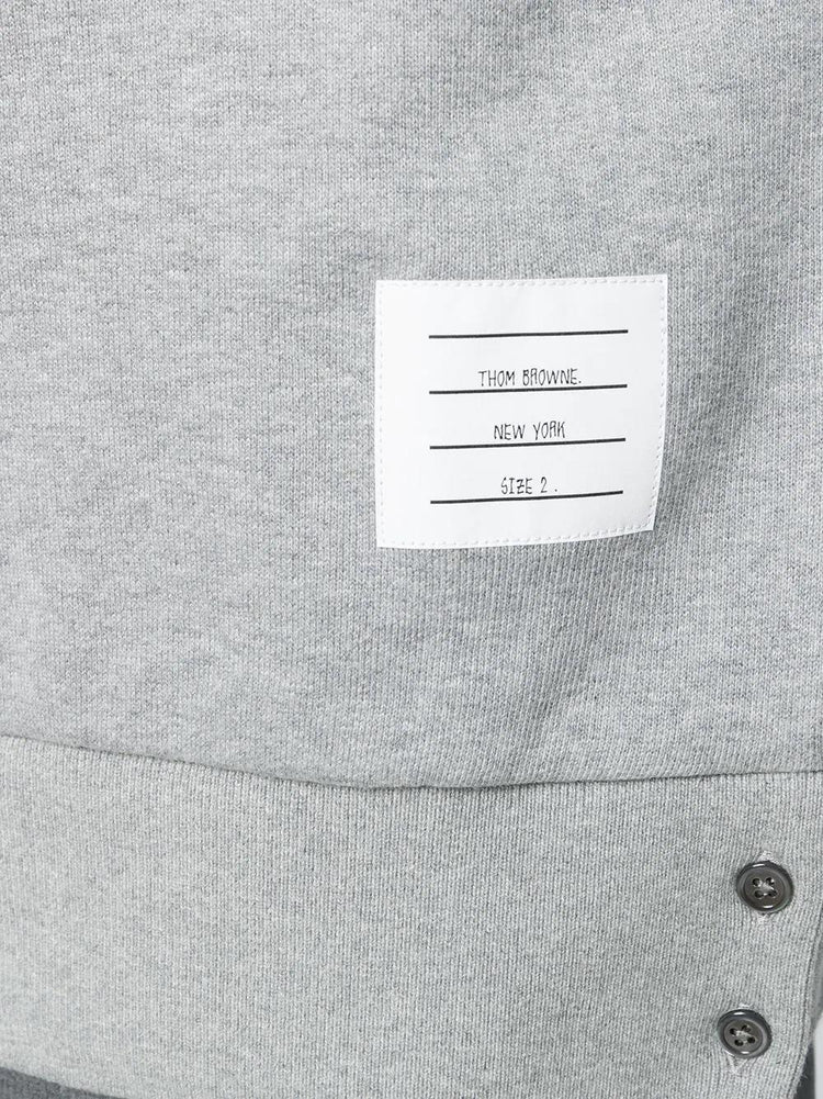 CREWNECK PULLOVER W/ CENTER-BACK RWB STRIPE IN CLASSIC LOOPBACK