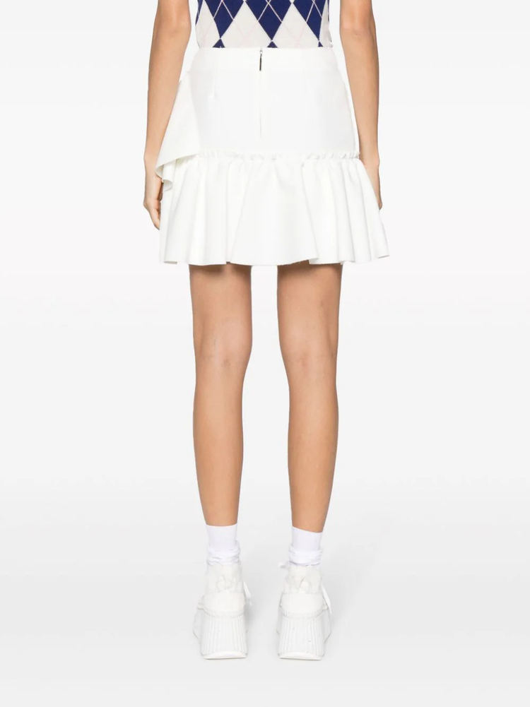 MSGM ruffle-detailing high-waist skirt