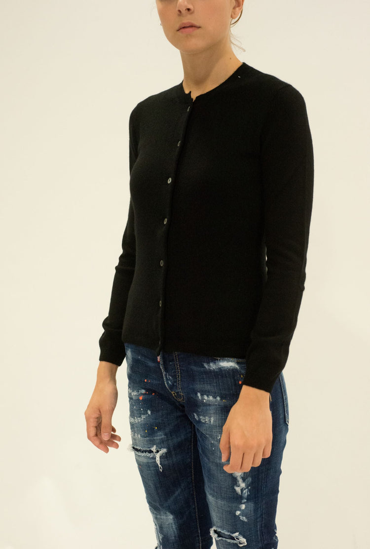 LA ROSE cardigan cashmere rosso