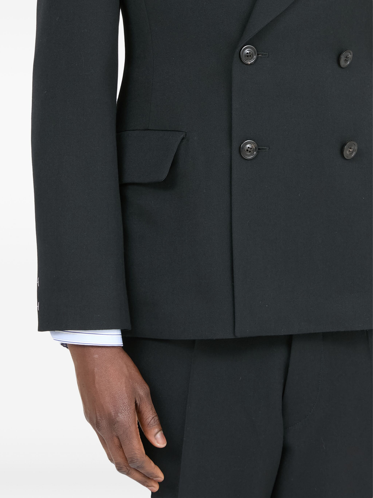 four-stitch wool blazer