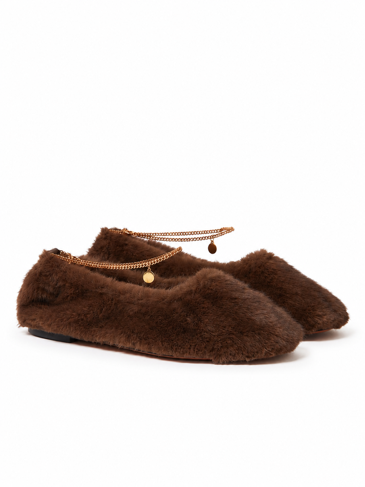 BALLERINA FFF MINK PLUSH FABRI