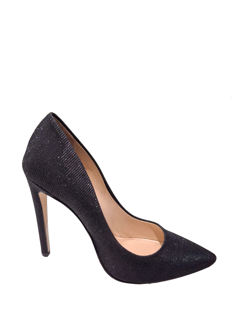 lurex heels pumps