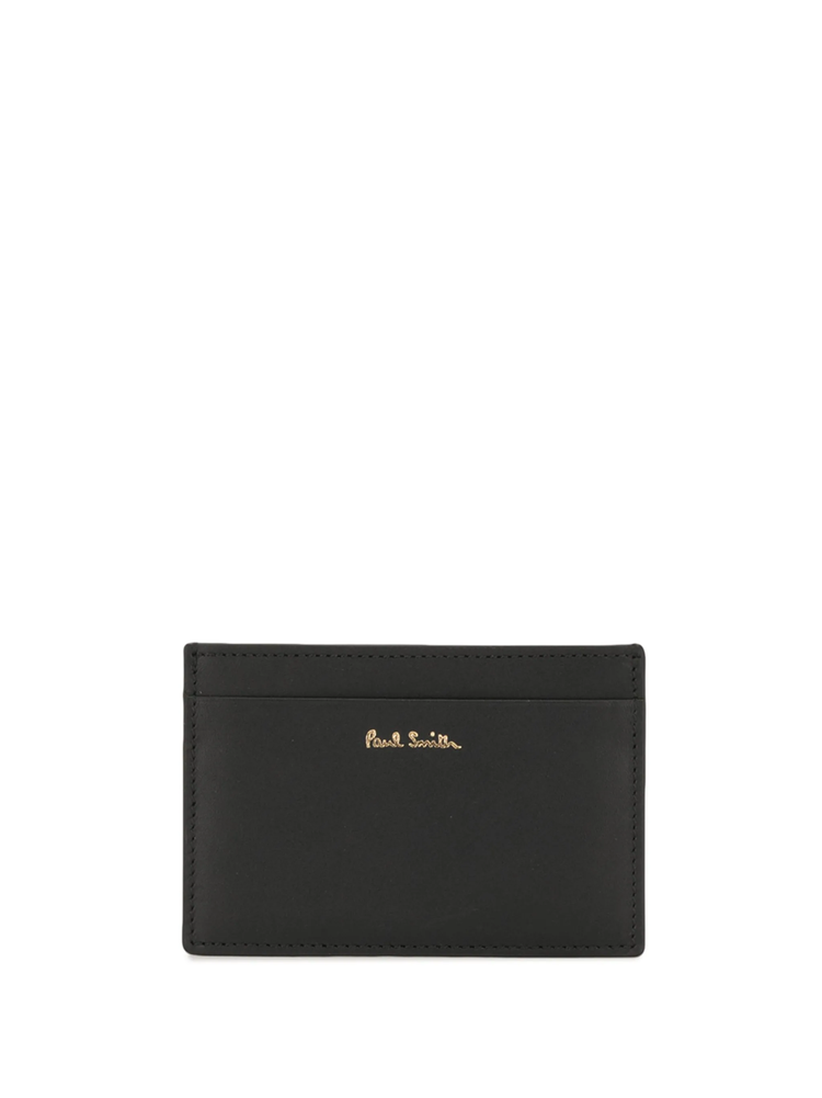 PAUL SMITH stripe-print logo cardholder