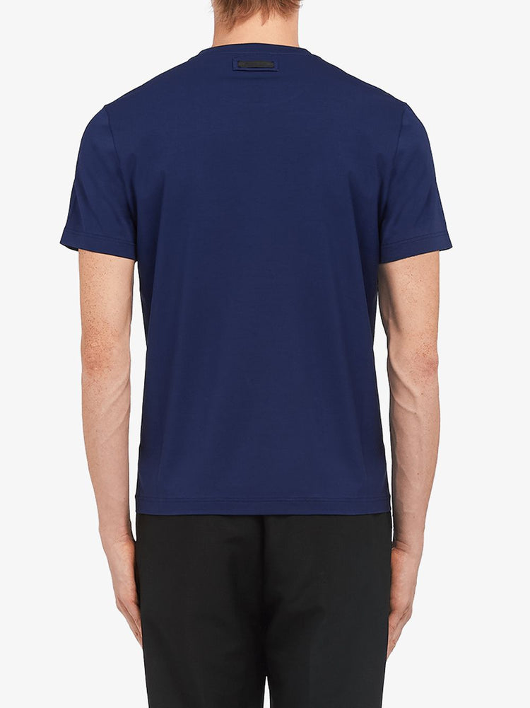 classic fitted t-shirt denim color