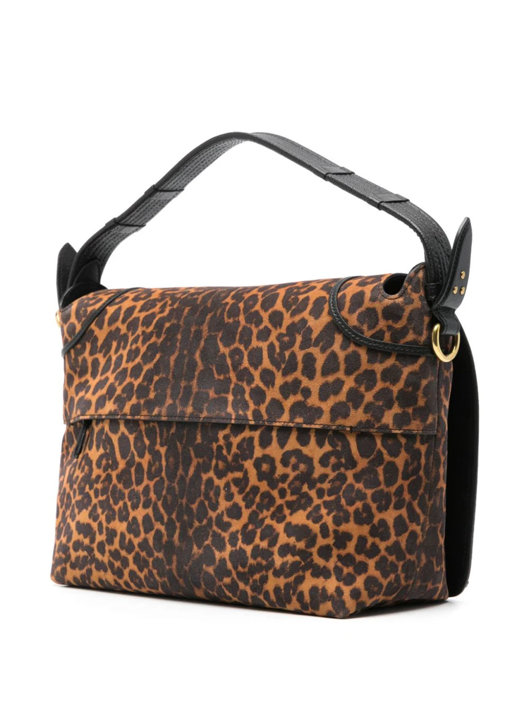 Pepito large suede bag