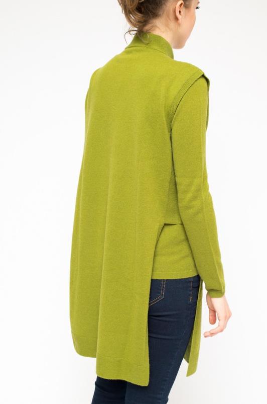 LA ROSE gilet cashmere