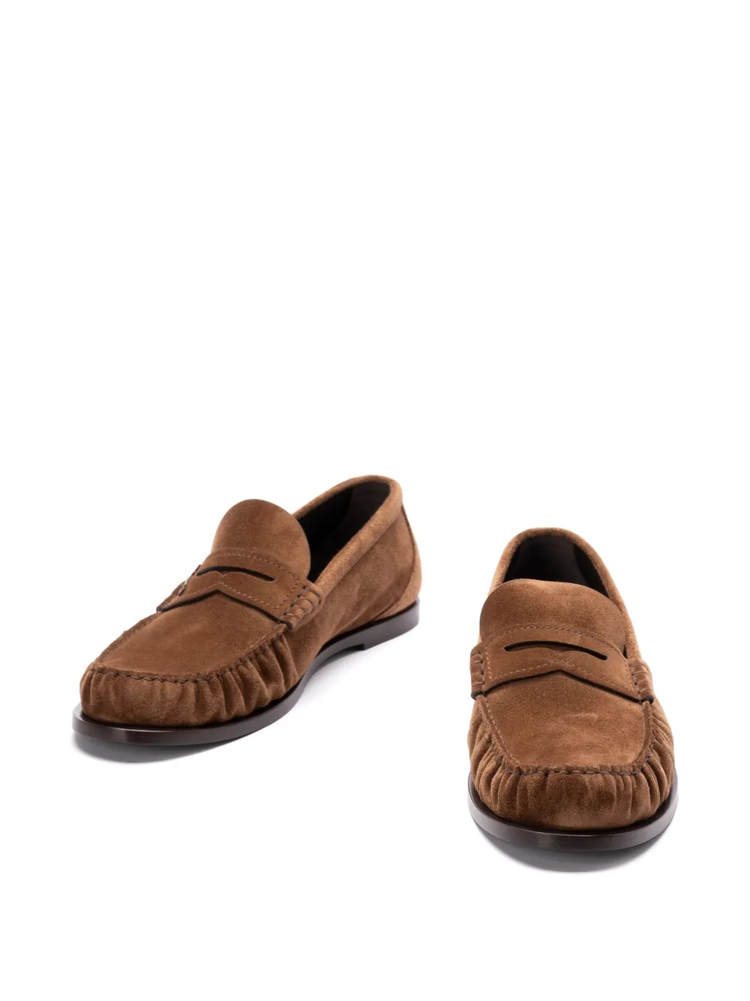 Laurent suede loafers