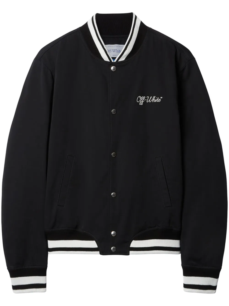 Script varsity jacket