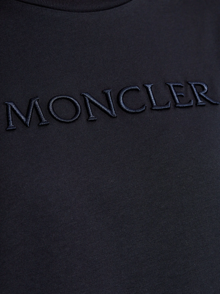 logo-embroidered cotton T-shirt