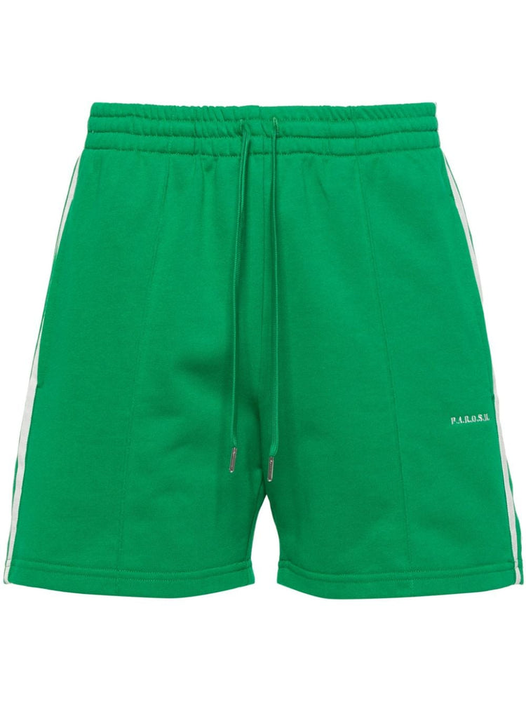 striped jersey shorts