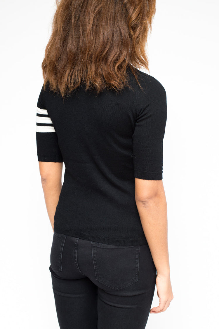 LA ROSE 3/4 merino wool knitwear