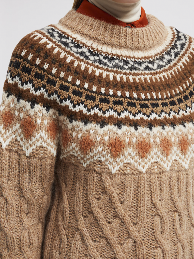 Grenoble cable-knit sweater
