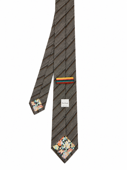 MEN TIE DIAGONAL STRIPE