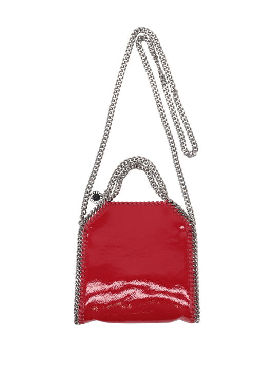 Falabella Tiny Bag Crinkled Patent Alter Mat