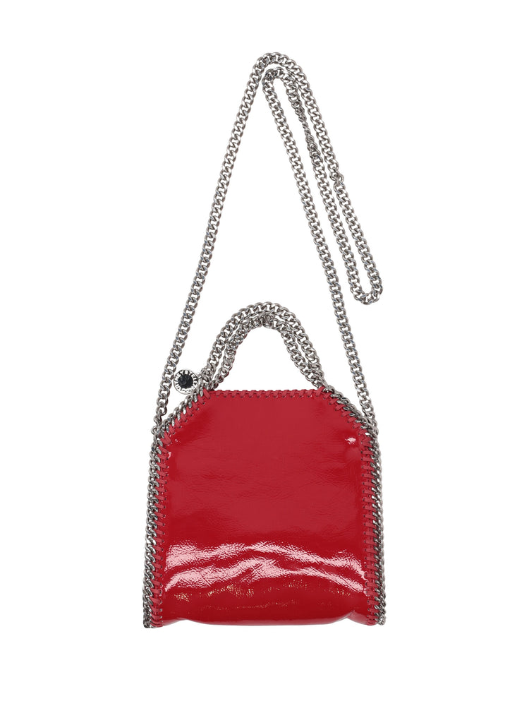 Falabella Tiny Bag Crinkled Patent Alter Mat