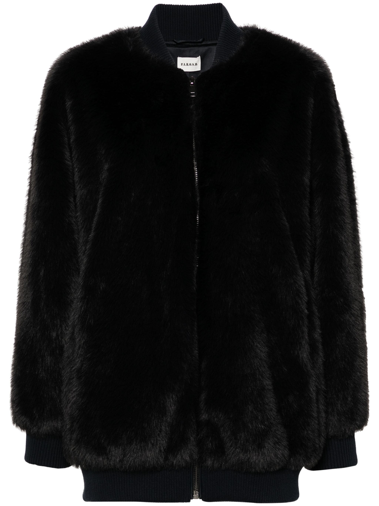 Pathos faux-fur coat