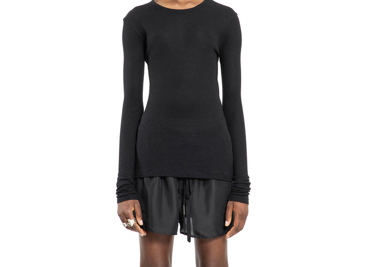 FIENE SLIM FIT LONG SLEEVES T-SHIRT VISCOSE COTTON