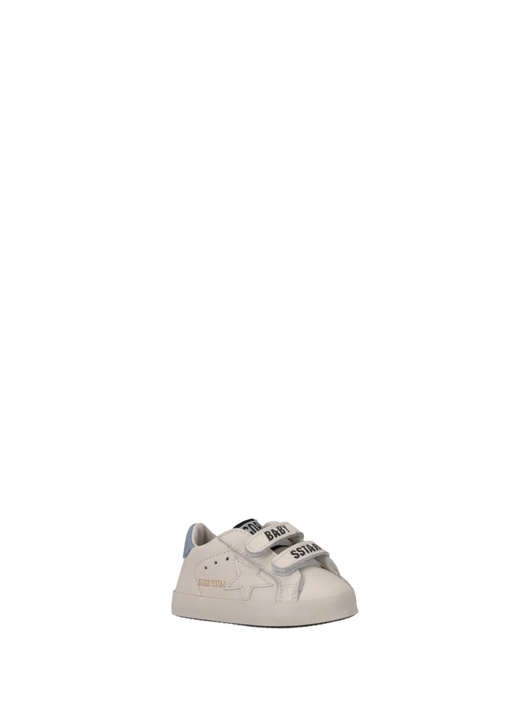 BABY SCHOOL SET NAPPA UPPER STRIPES AND STAR LEATHER HEEL