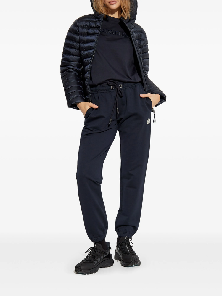 logo-embroidered cotton T-shirt