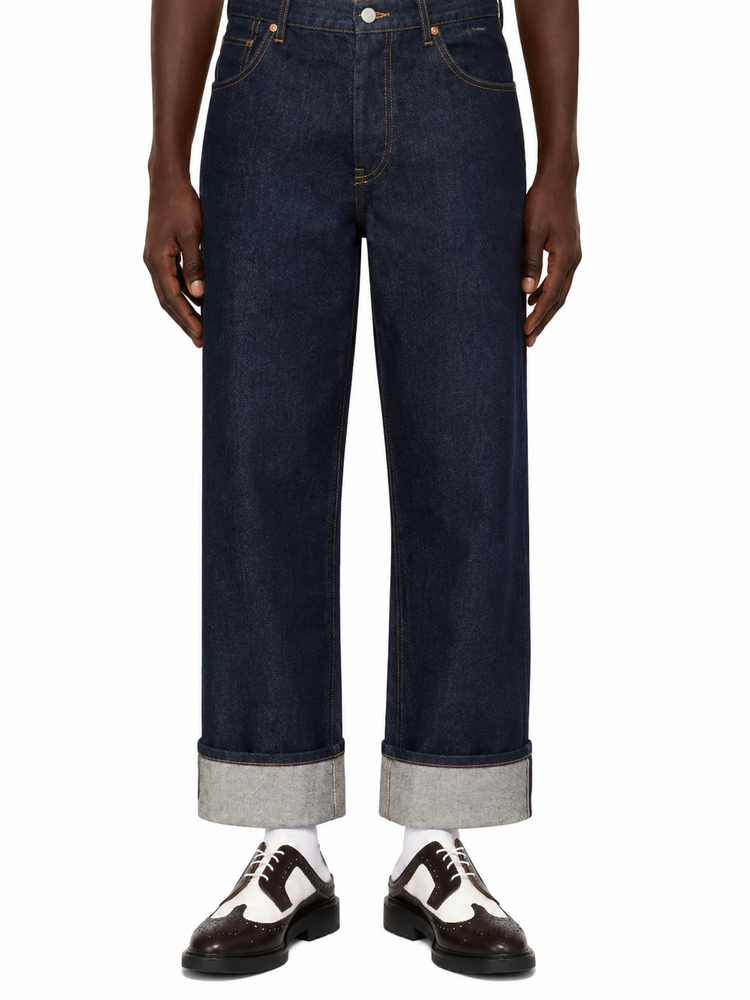 DENIM 5 POCKETS TROUSER IN JAPANESE SELVEDGE DENIM