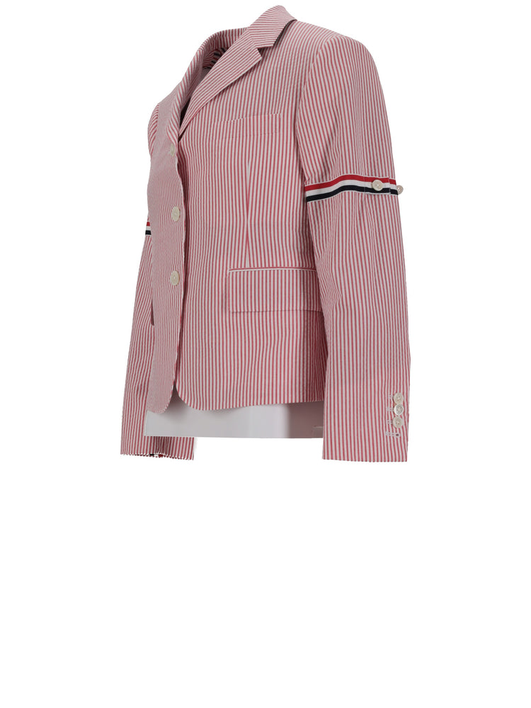 HIGH BREAK SB SPORTCOAT W/ RWB GG ARMBANDS IN SEERSUCKER