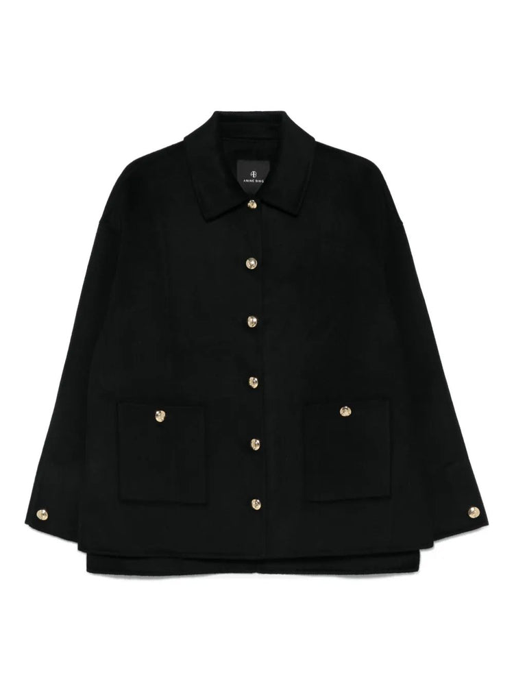 LUCA JACKET BLACK CASHMERE BLEND