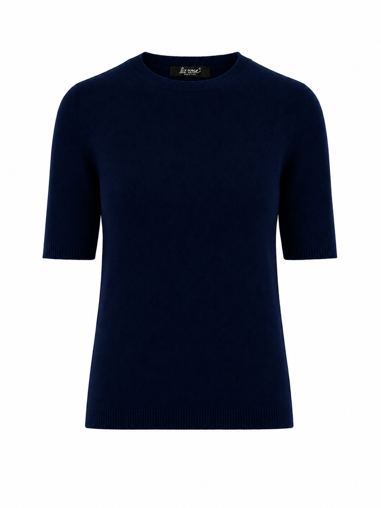 LA ROSE maglia 3/4 cashmere rosso