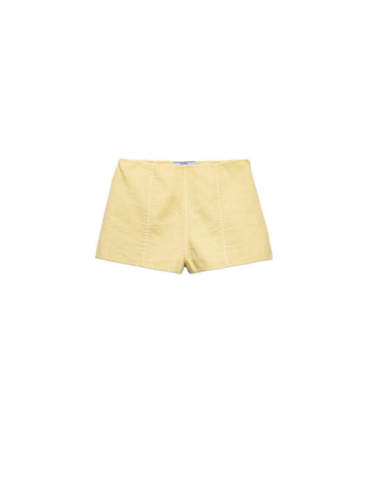 double cotton shorts