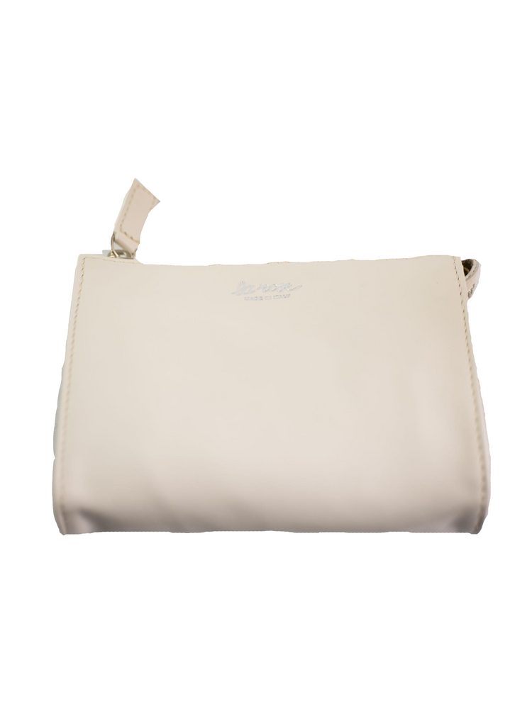 LA ROSE minimal leather make-up bag
