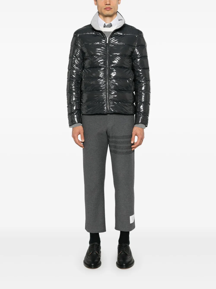reversible zip-up puffer jacket