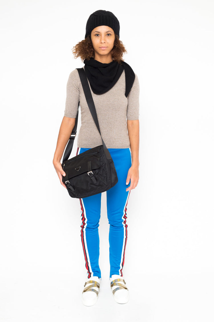 LA ROSE maglia 3/4 cashmere grigio chiaro