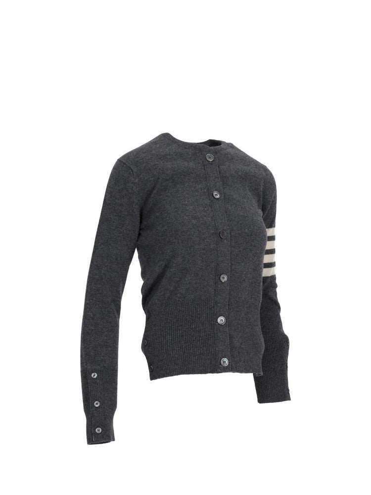 4-bar stripe cardigan