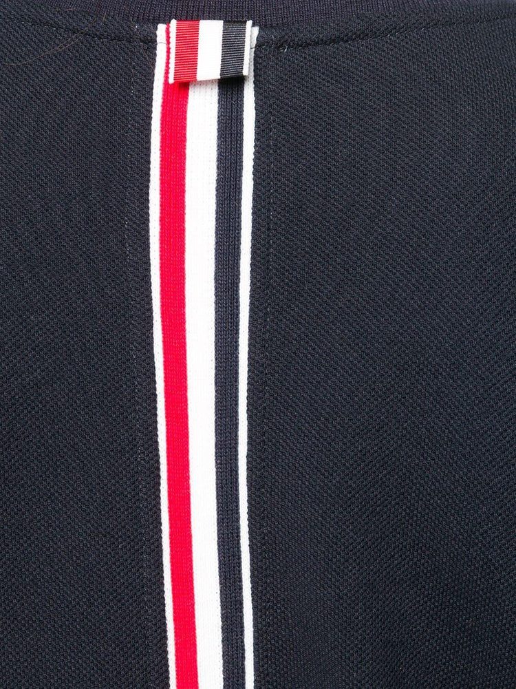 RELAXED FIT SHORT SLEEVE TEE W/ CENTER BACK RWB STRIPE IN CLASSIC PIQUE