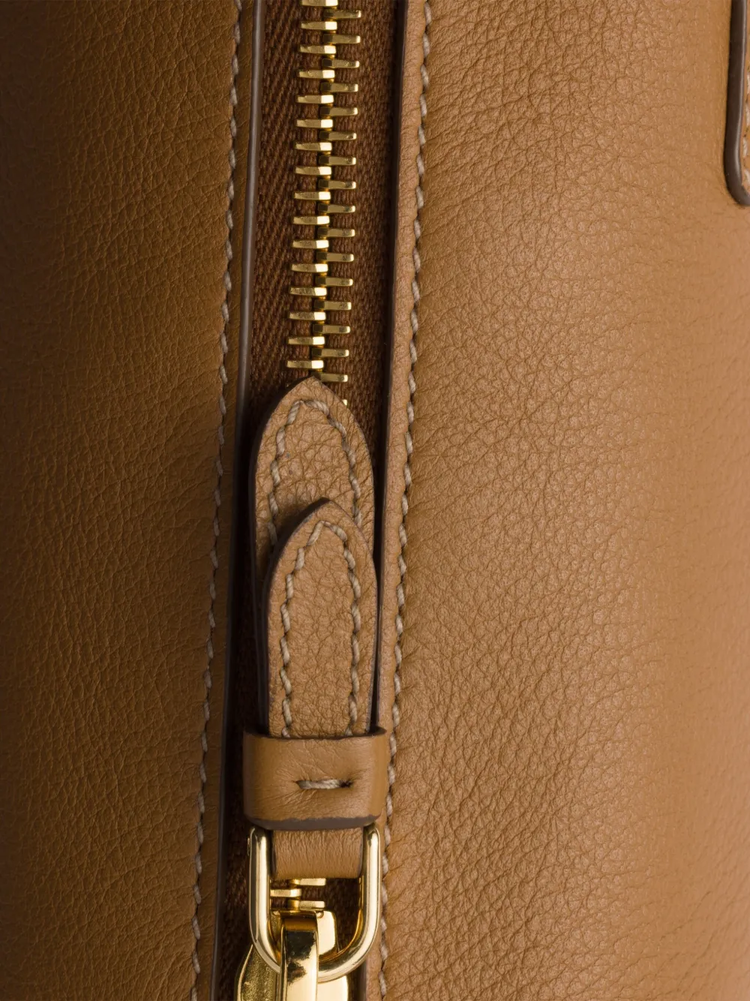 triangle-logo shoulder bag