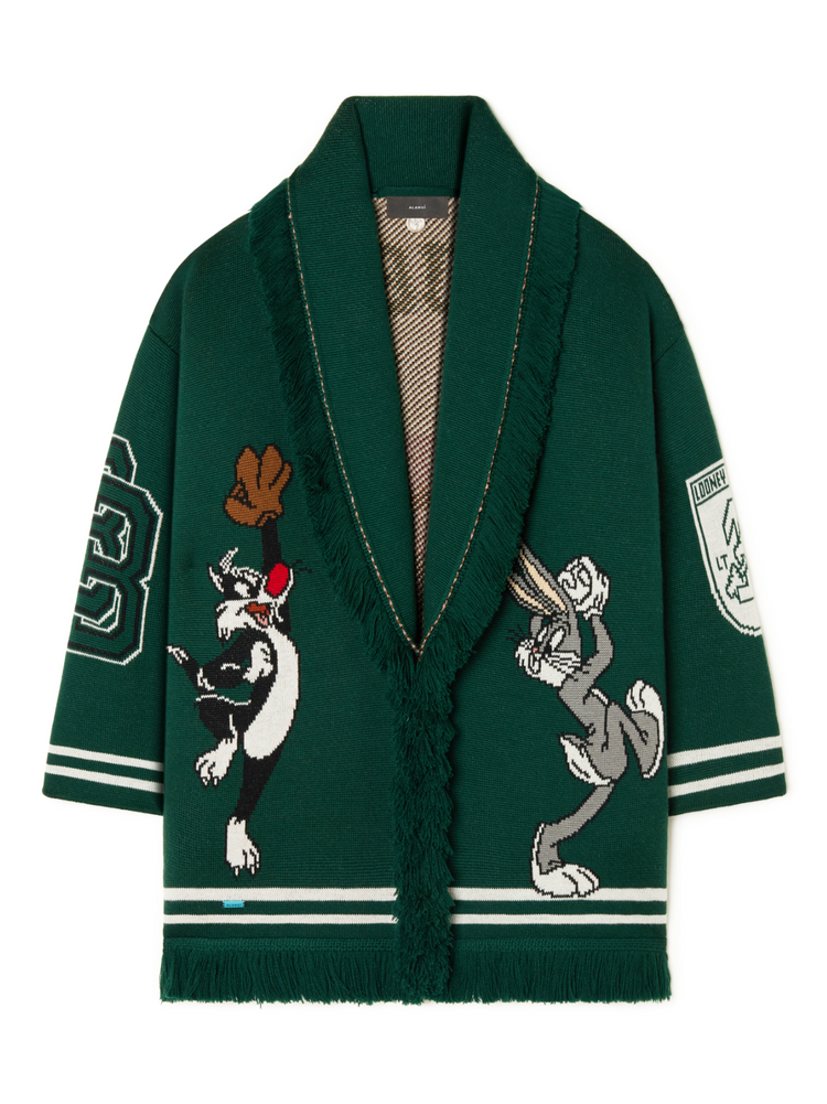 BUGS BUNNY&SYLVESTER CARD. EVERGREEN/MUL