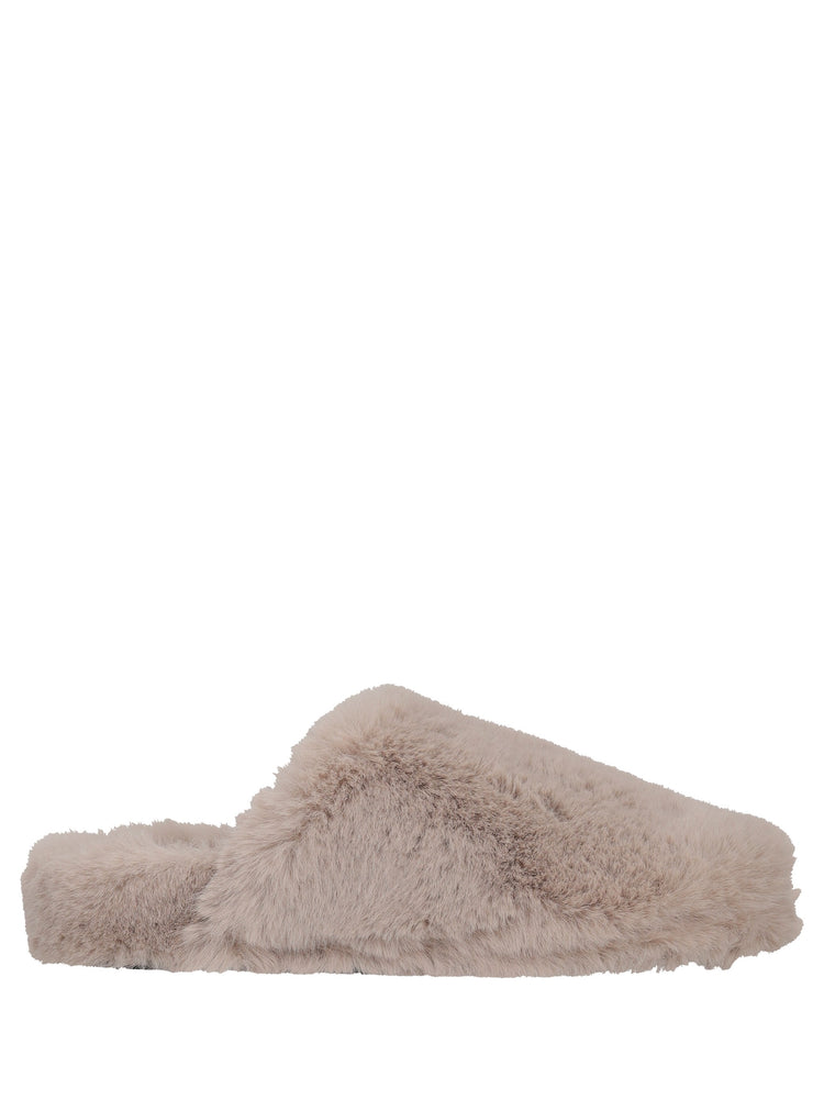 Furry indoor slippers