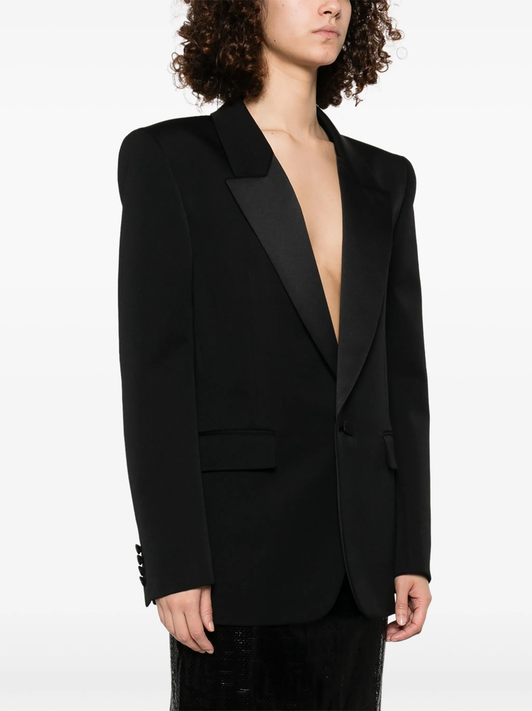 grain-de-poudre blazer