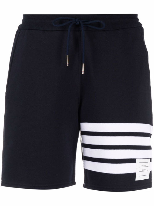 four-bar stripe track shorts
