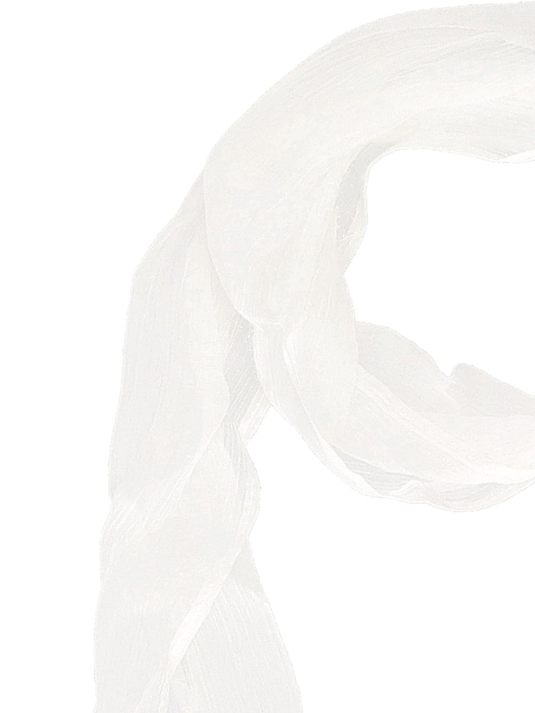 LA ROSE white scarf