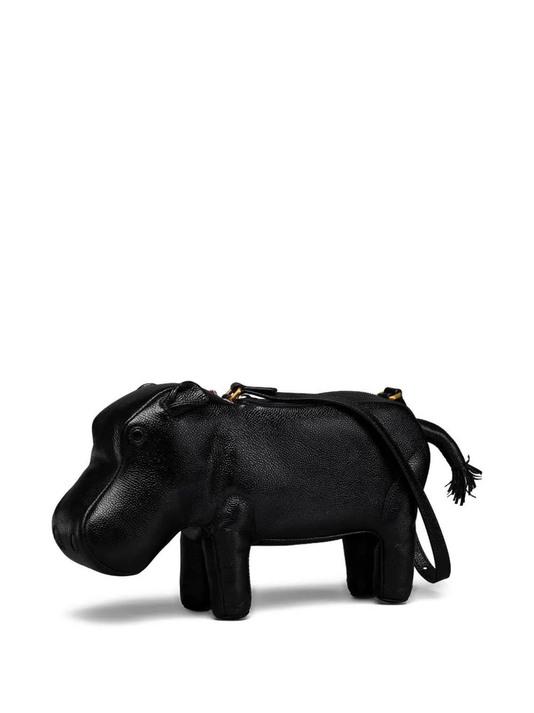 HIPPO BAGUETTE BAG IN PEBBLE GRAIN LEATHER