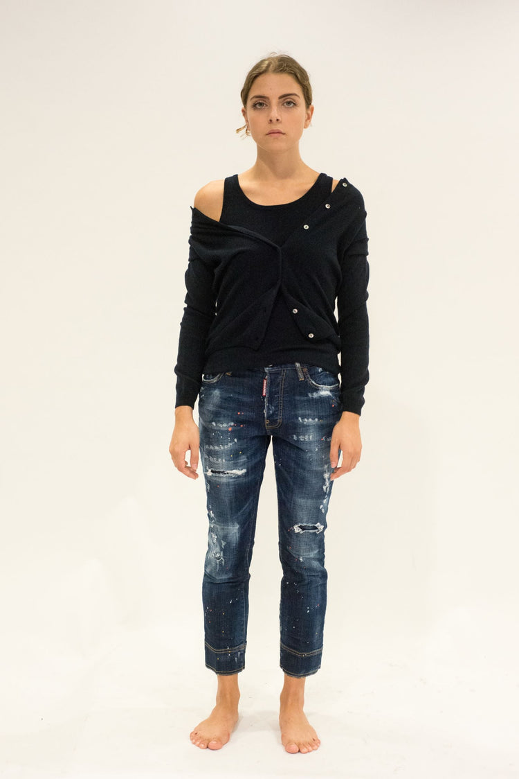 LA ROSE canotta cash ocra