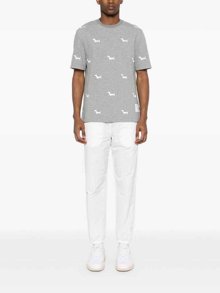 dog-embroidery T-shirt