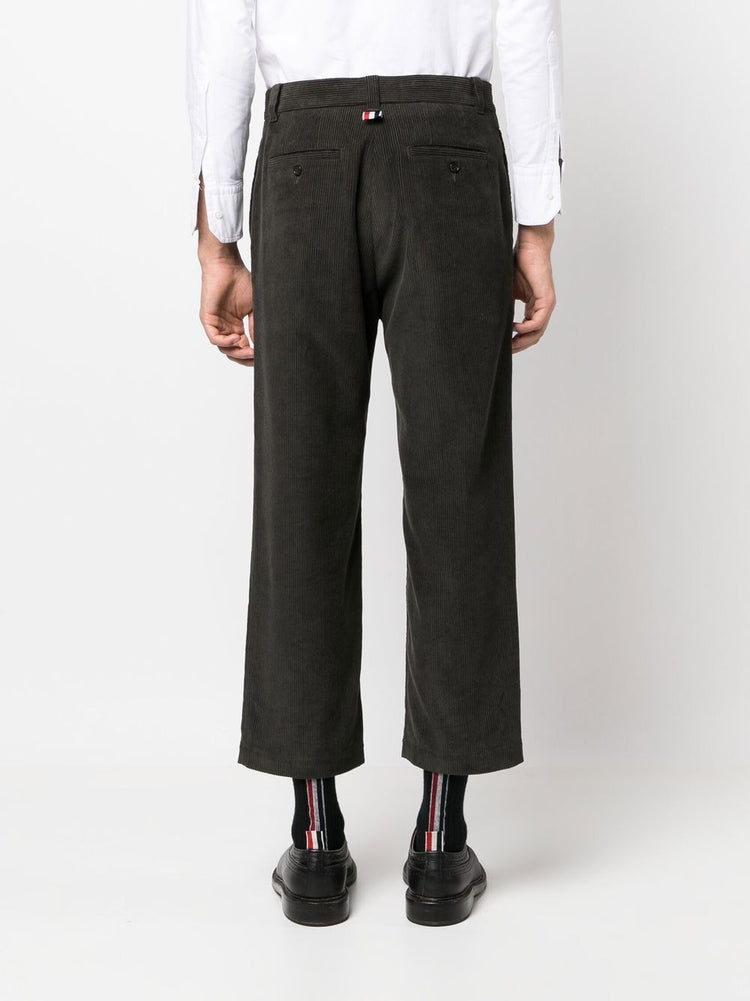 THOM BROWNE corduroy cropped trousers