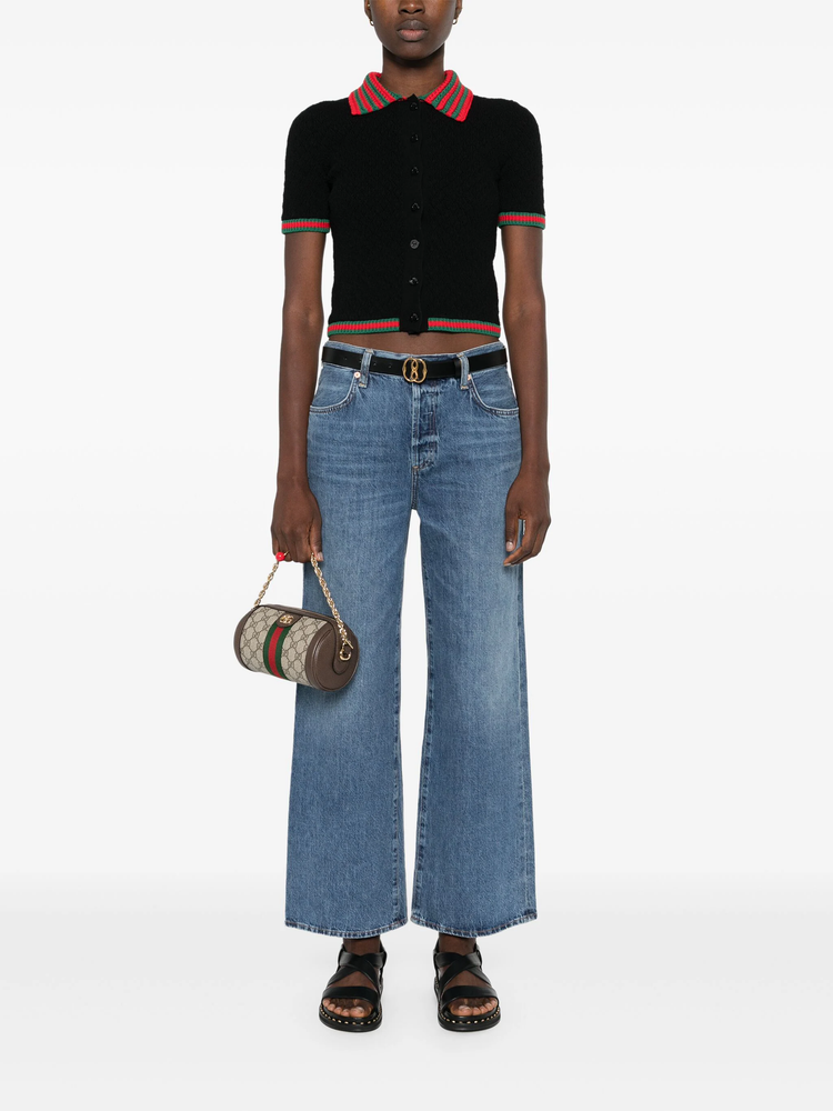 Annina high-rise wide-leg jeans