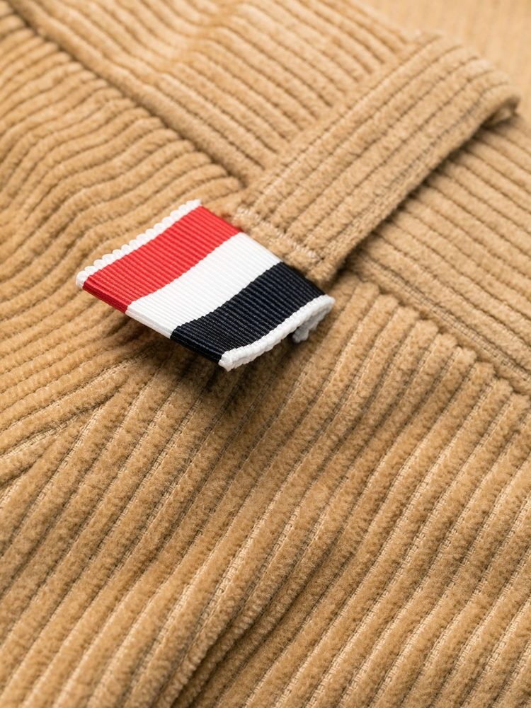 THOM BROWNE corduroy cropped trousers