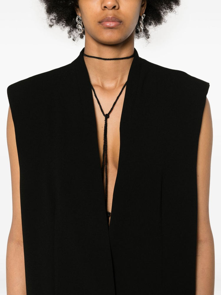 Emara single-breasted vest