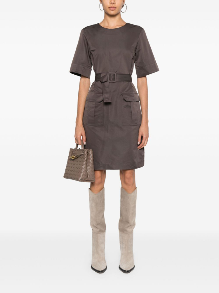 Pesca belted mini dress