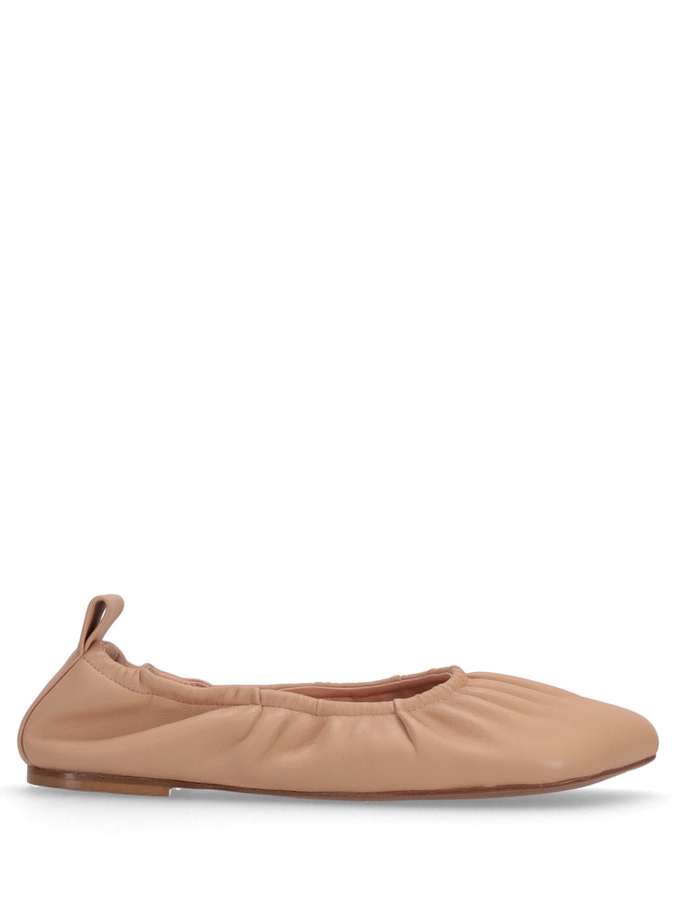 OBLIQUA SOFT BALLERINAS - Calfskin Leather
